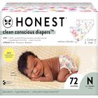 Pa&ntilde;ales The Honest Company Clean Conscious Para Reci&eacute;n Nacidos, 72 Unidades