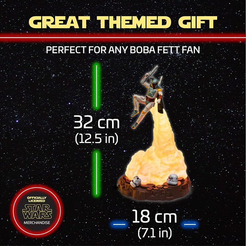 L&aacute;mpara Diorama Boba Fett Star Wars image number null
