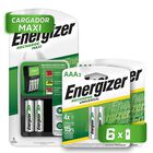 Cargador De Pilas Energizer Maxi 2 AA+ 4 Pilas Aaa