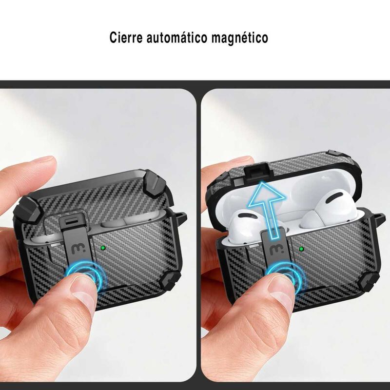 Funda Mybat Para Airpods Pro 3 Magnetica Negra image number null