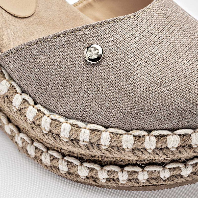 Moramora sandalia cu&ntilde;a para mujer beige cod 140... image number null