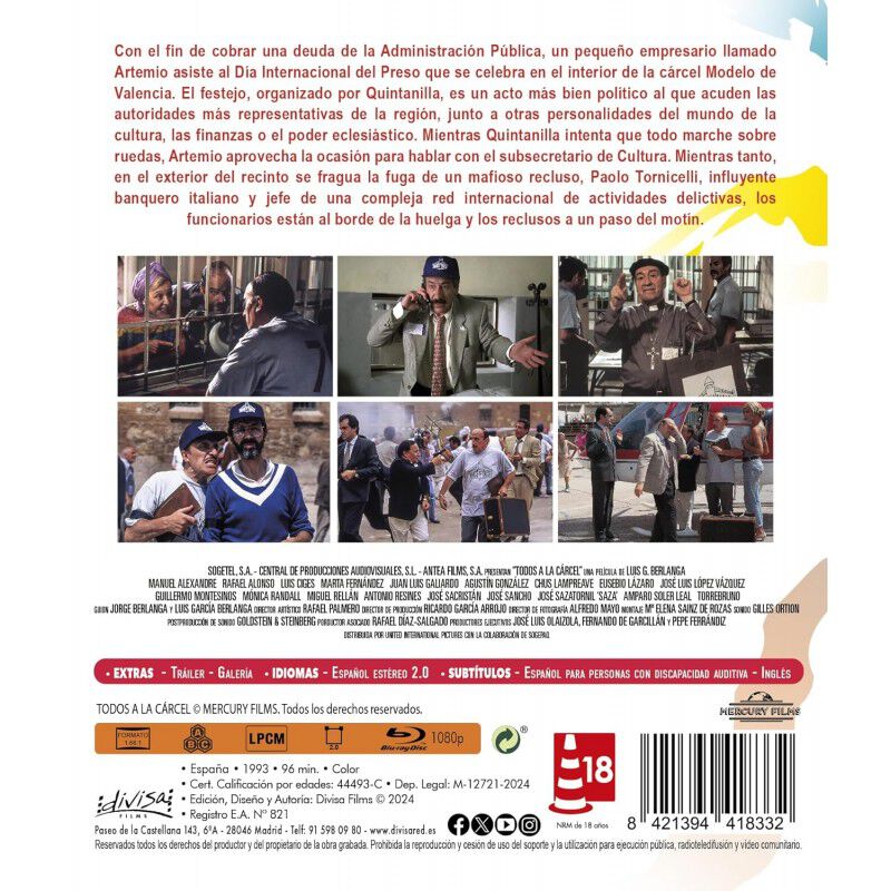 Todos a la c&aacute;rcel [Blu-Ray] (1993) image number null