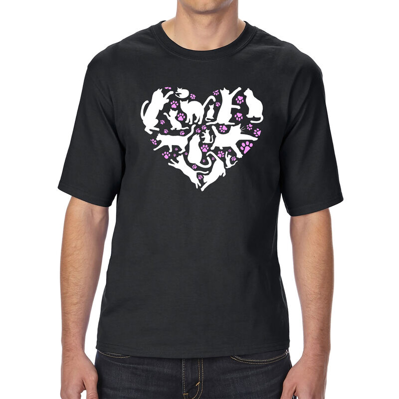 Camiseta Alta y Larga Word Art Para Hombre - Co... image number null