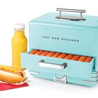 Steamer Nostalgia, Extra Grande, Estilo Restaurante, 20 Salchichas, Color Aguamarina
