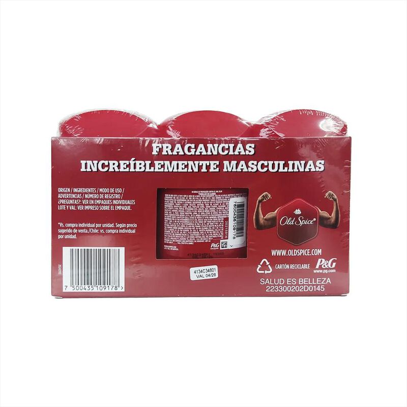 Pack Old Spice Fresh 3 Pzas - 150 Gramos image number null