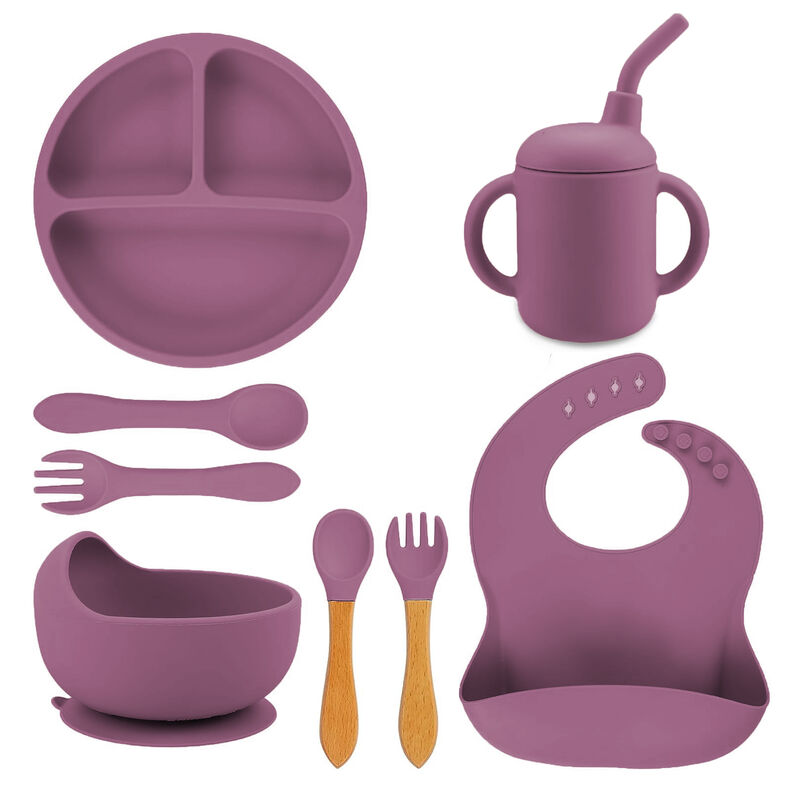 Juego de babero y accesorios de silicón Aquila ... image number null