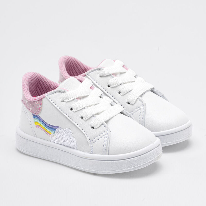 Kids Vane Tenis Para Preescolar Ni&ntilde;a Blanco Ros... image number null