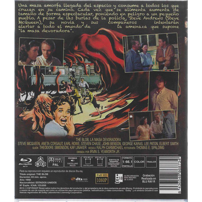 The Blob: La Masa Devoradora [blu-ray] (1958) image number null