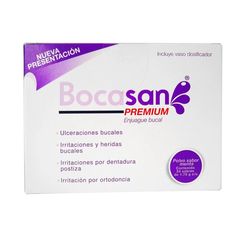 Bocasan Premium Enjuague Bucal En Polvo 1.75 G ... image number null