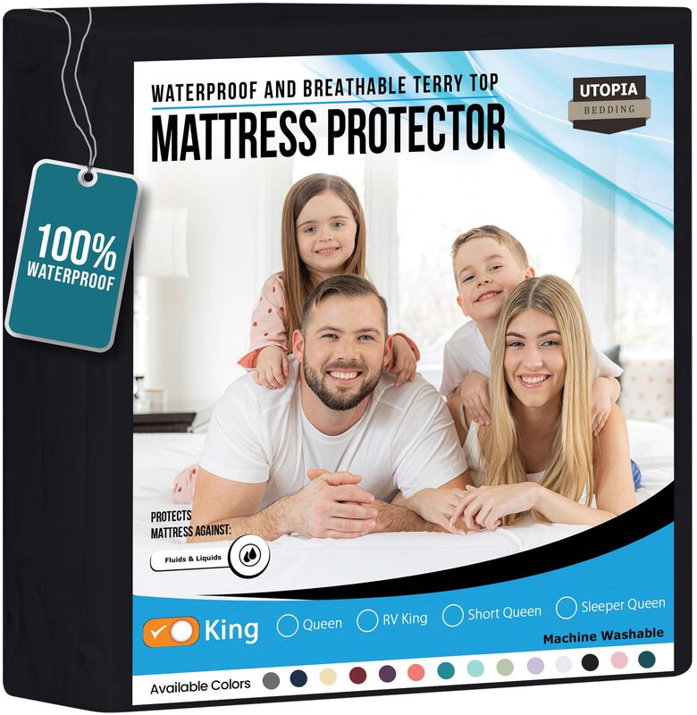 Protector De Colch&oacute;n Impermeable Utopia Bedding... image number null