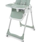 Silla periquera alta 5 en 1, silla para comer beb&eacute;, silla alta de beb&eacute;, silla periquera x23 Verde