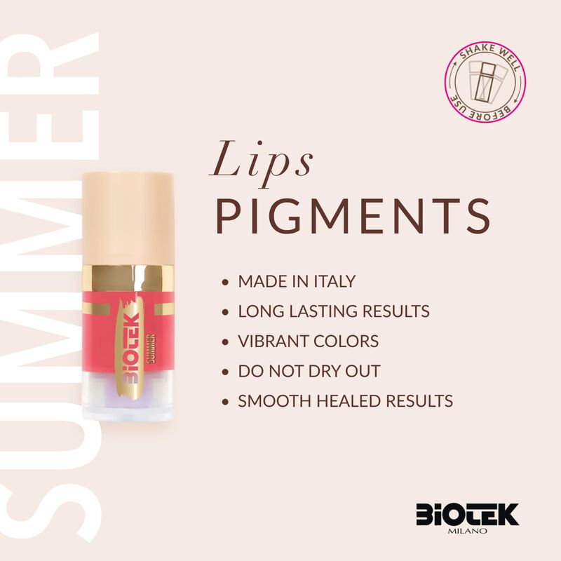 Pigmento Labial Biotek Summer 7 ml Fresa Brilla... image number null