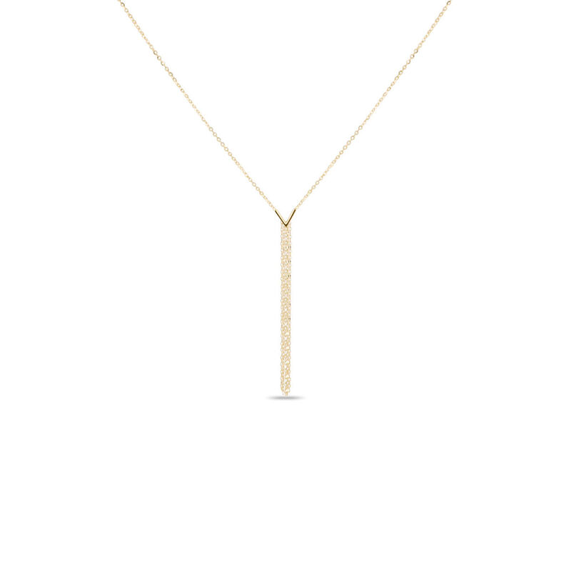Gargantilla De Oro Amarillo 14K Con Cadena (45C... image number null