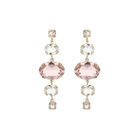 Aretes De Plata Dorada 925 Con Zirconias De Colores