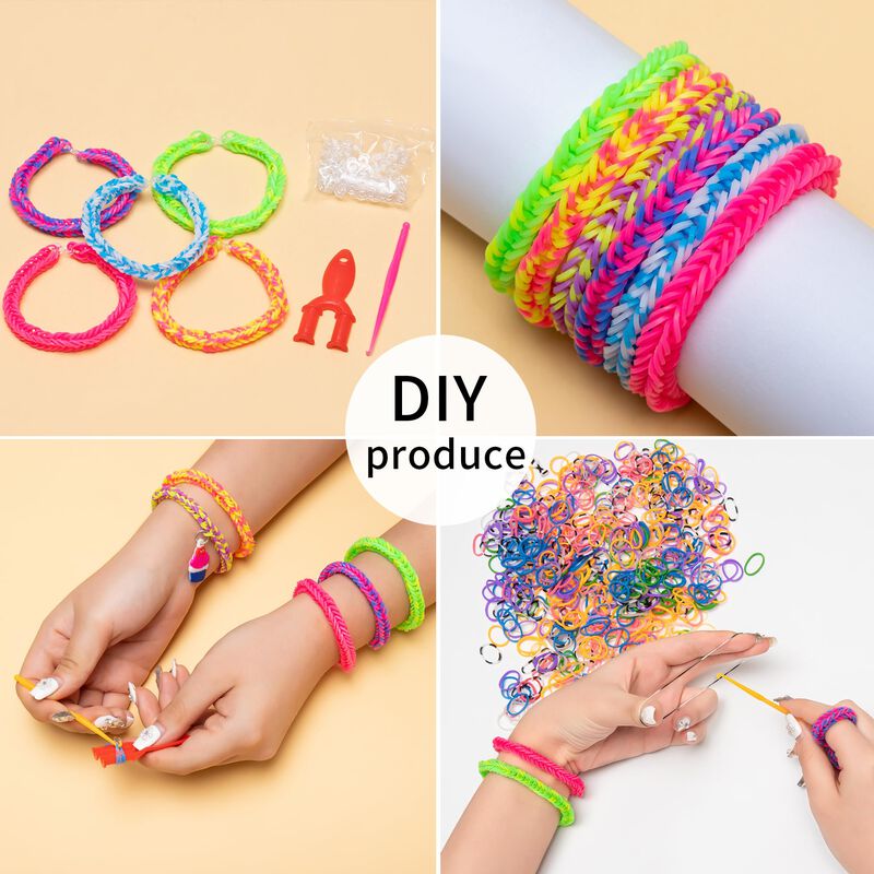 Kit De Pulseras De Goma El&aacute;stica Xkdous, M&aacute;s De... image number null
