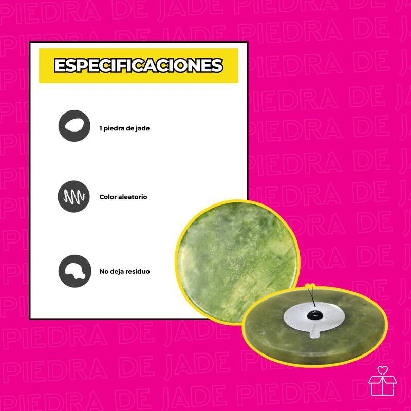 10 Piedra Jade para Pegamento Adhesivo de Pesta... image number null