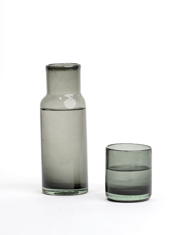 Jarra de Buró de Vidrio Soplado Humo Marea Baja image number null