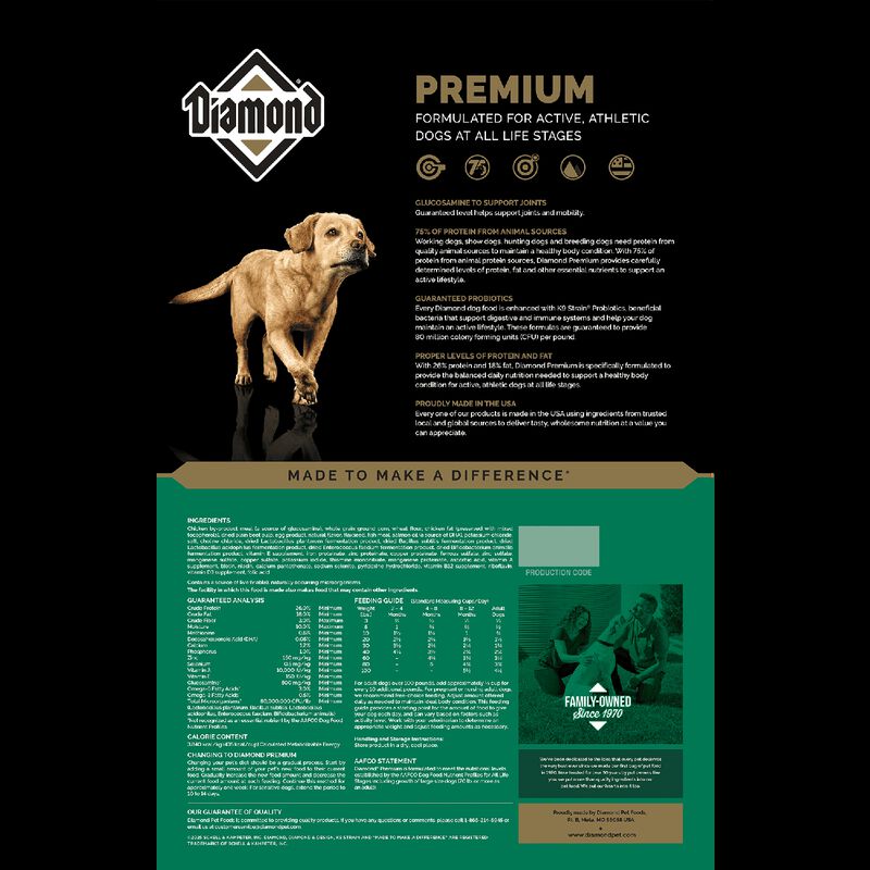 Diamond Naturals Adult Dog Lamb Meal & Rice For... image number null