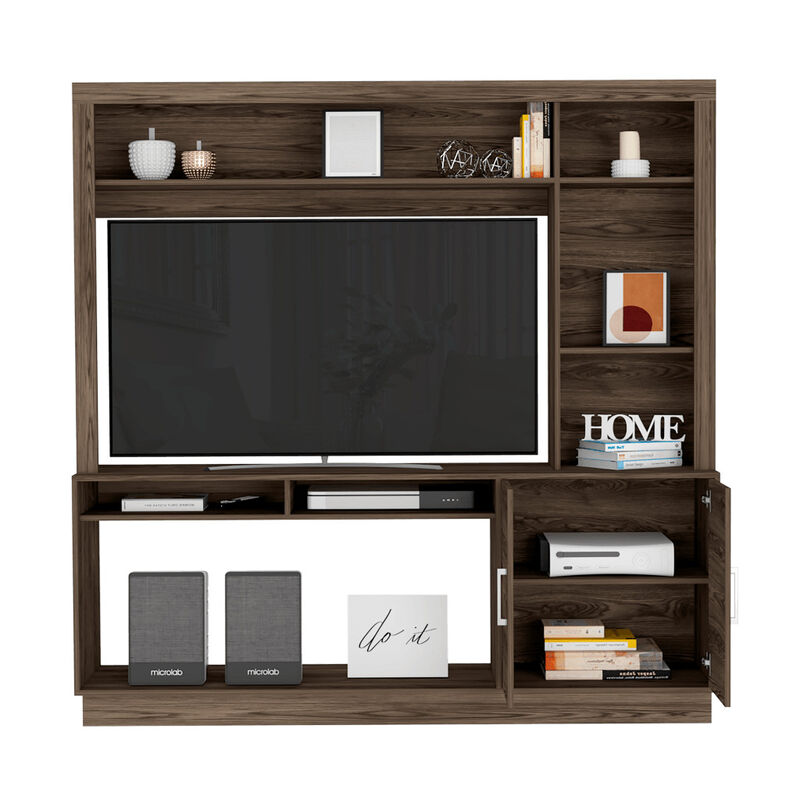Mesa Romeo Para Tv De 55'' color Chocolate Virt... image number null
