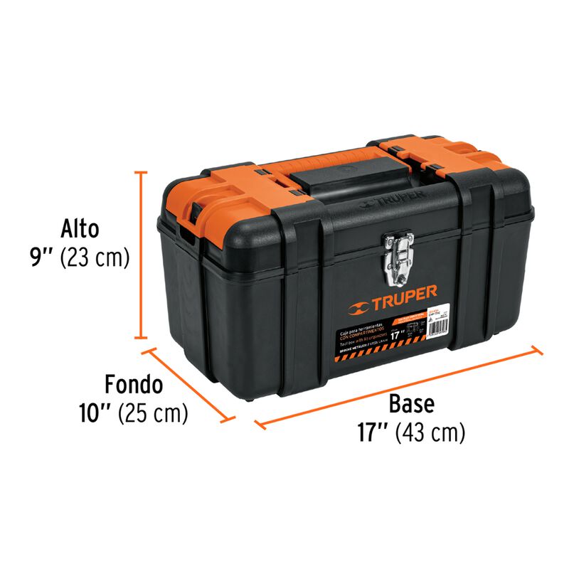Caja Herramientas Truper 102434 17 Pul Comparti... image number null
