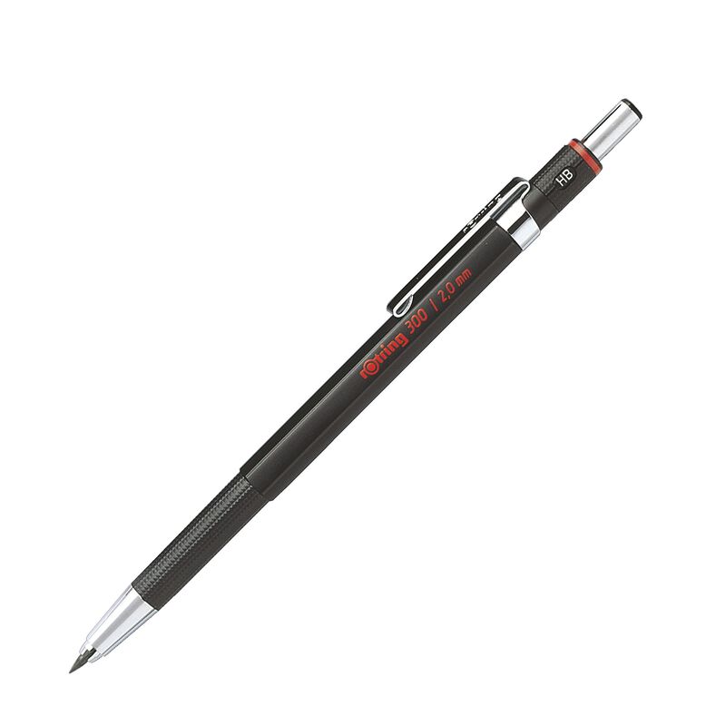 Portaminas Rotring 300 2,0 Mm Recargable Negro image number null