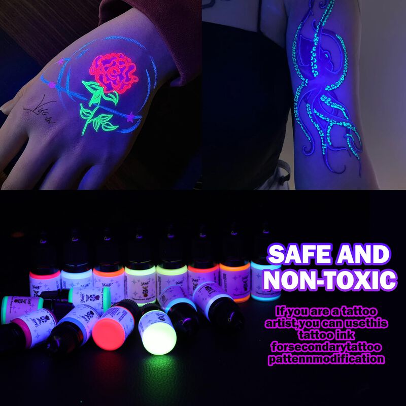 Juego De Tintas Para Tatuajes Ybeauty, 16 Color... image number null