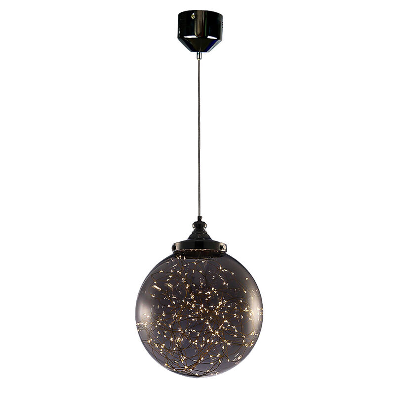 L&aacute;mpara Colgante Prismatic Negro Mil Luces image number null