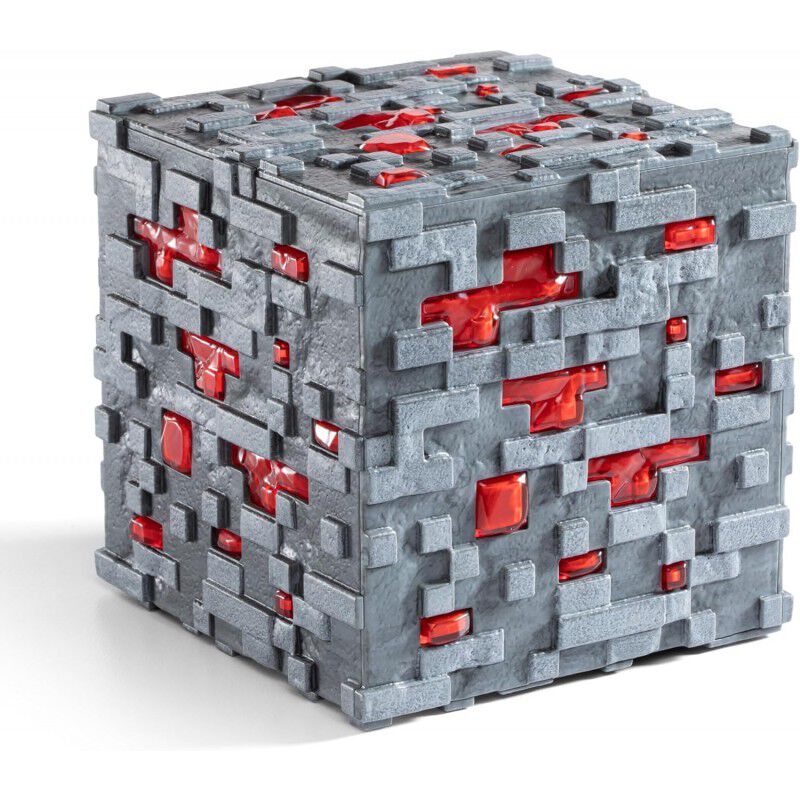 R&eacute;plica del mineral de Redstone con luz - Minec... image number null