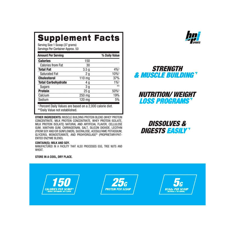 Proteina Whey  HD BPI Peanut Butter image number null