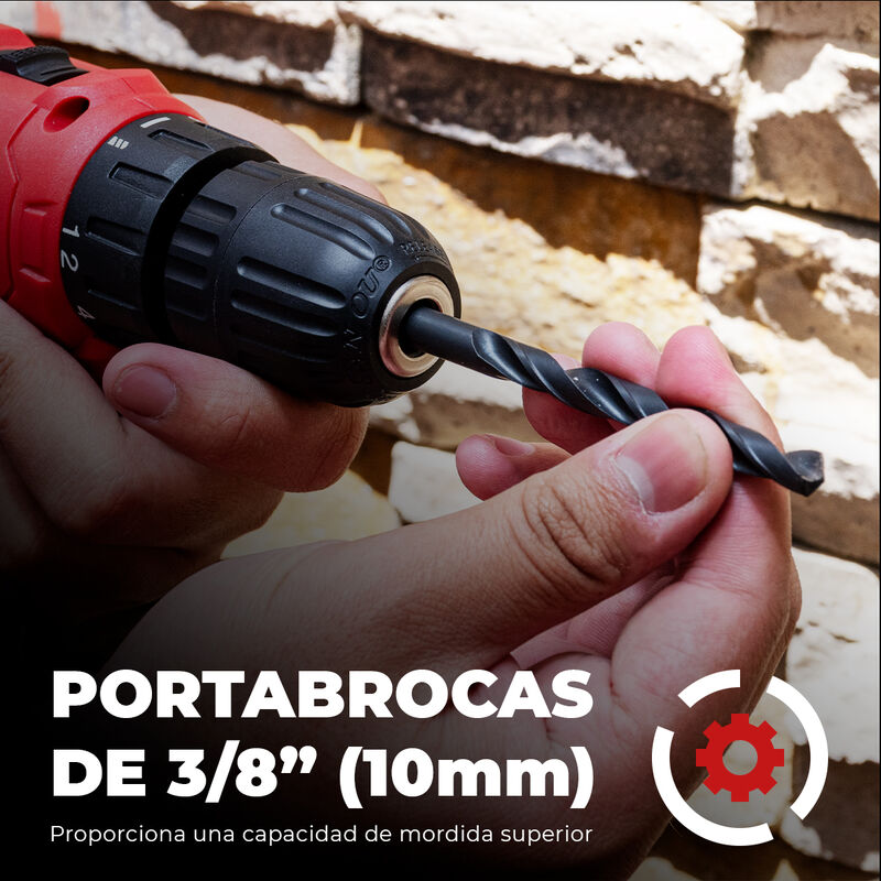Energizer Taladro Inal&aacute;mbrico 3/8' 20v 1250 rpm... image number null