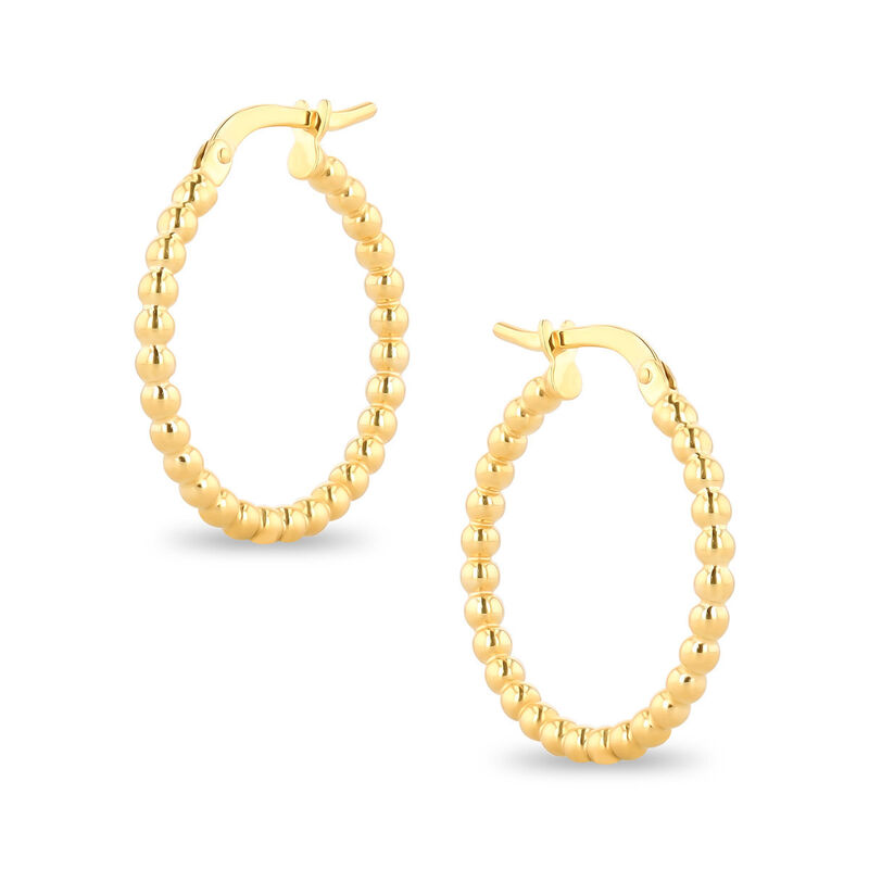 Arracadas De Oro Amarillo 10K (15Mm Aprox) image number null