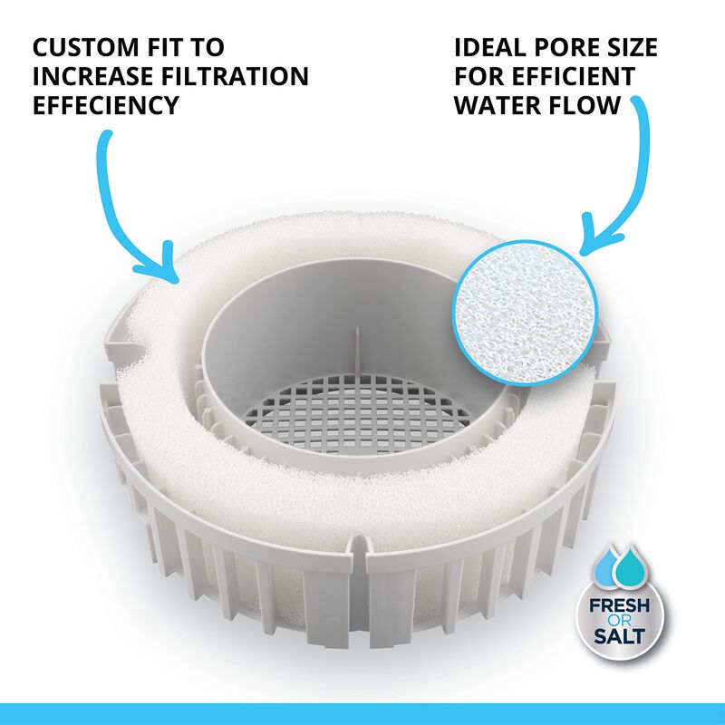 Bloques de espuma filtrantes Fluval FX5, paquet... image number null