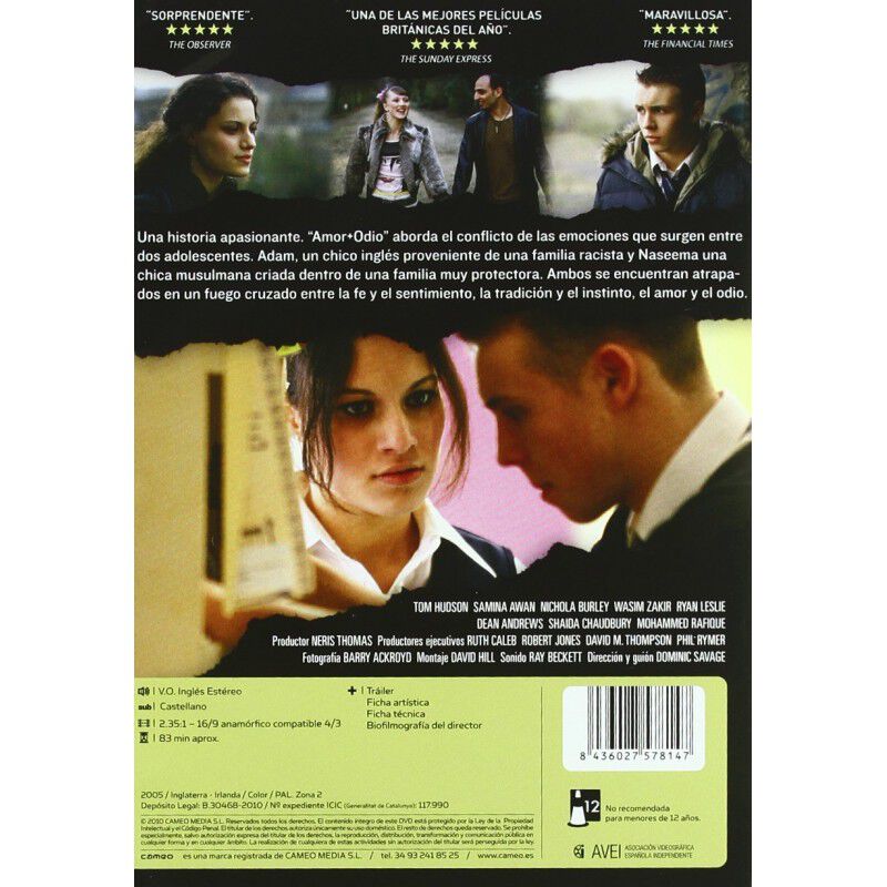 Amor + Odio (VO) [DVD] (2005) Love & Hate (Love... image number null