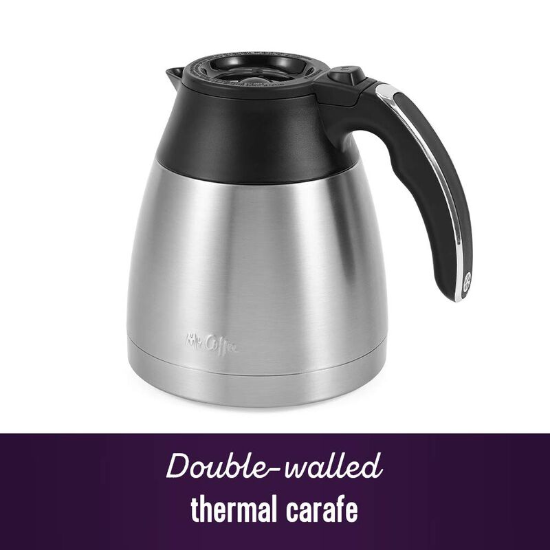 Cafetera Mr. Coffee De Acero Inoxidable Program... image number null