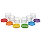 Juego De Vasos Atom Con Bases De Colores 5 Piezas