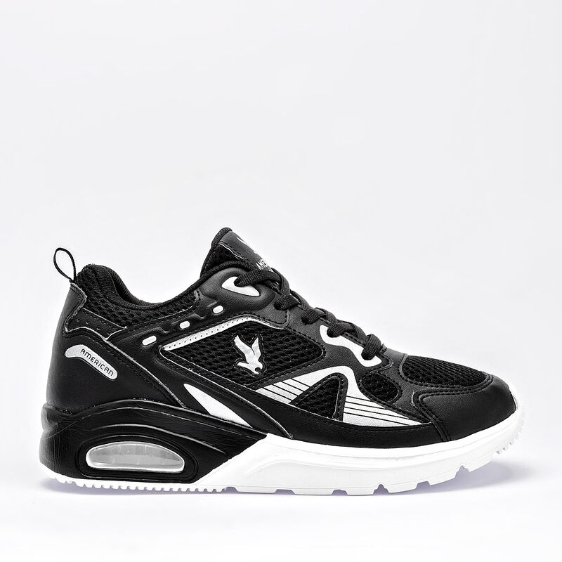 American Fire tenis para mujer negro plata cod ... image number null