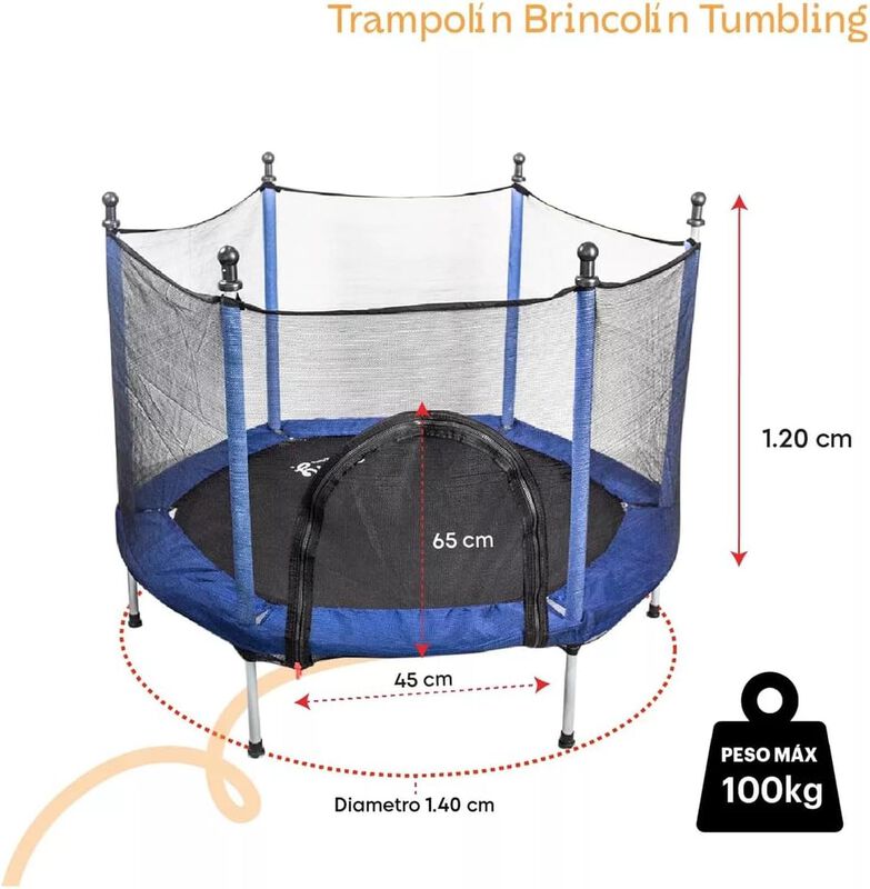Trampolin Tumbling Cuory Cuodtir Infantil Segur... image number null