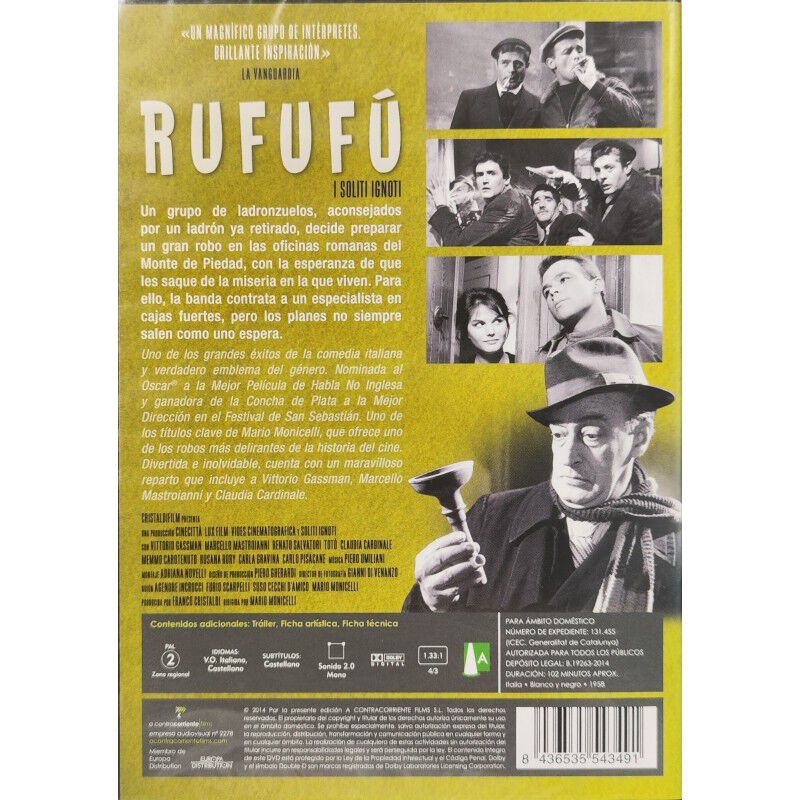 Rufuf&uacute; [DVD] (1958) Los de siempre image number null