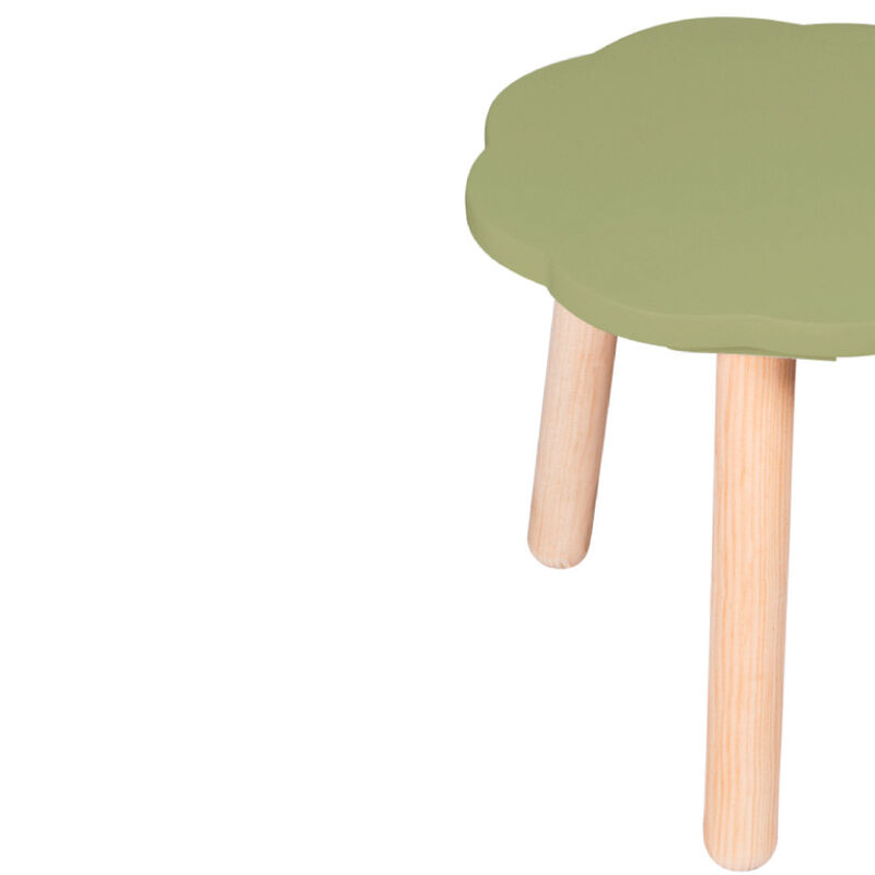 Banquito de Madera para Ni&ntilde;os- Nube - Verde image number null