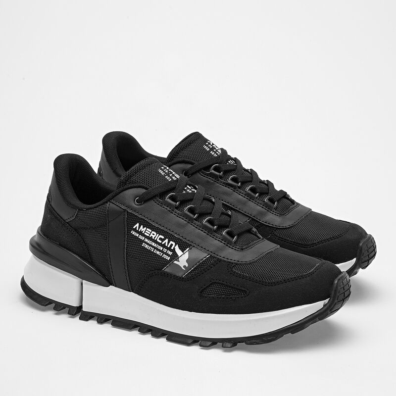 American Fire tenis hombre negro cod 141112-F image number null