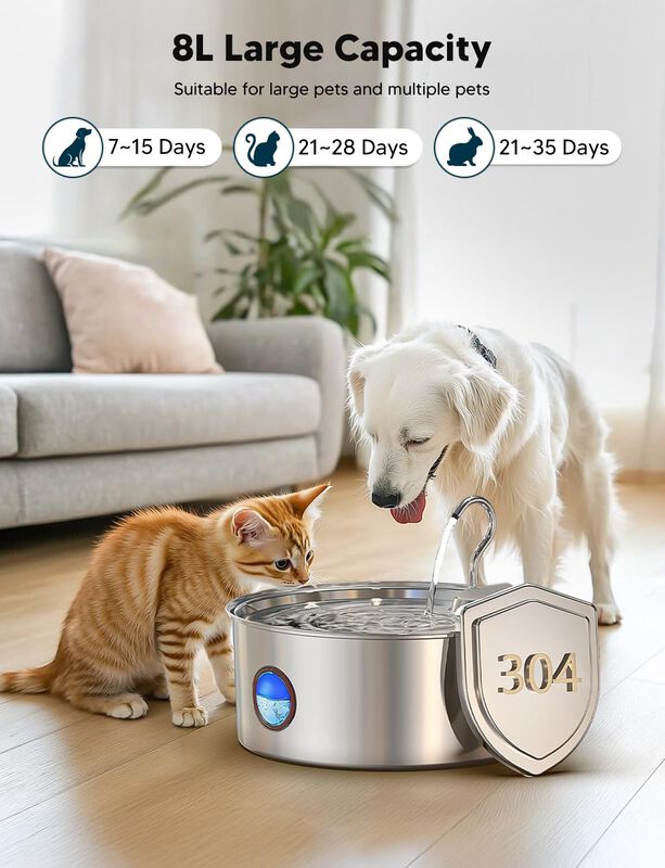 Fuente De Agua Para Perros Subteenmate Para Per... image number null