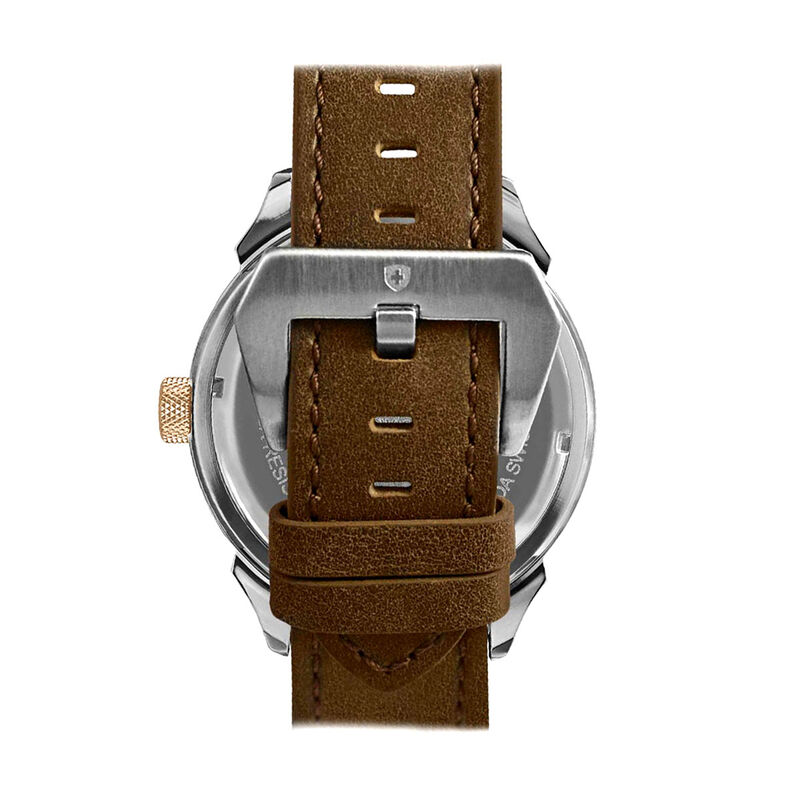 Reloj Nivada Gear Caballero Acero/Piel Negro Ar... image number null