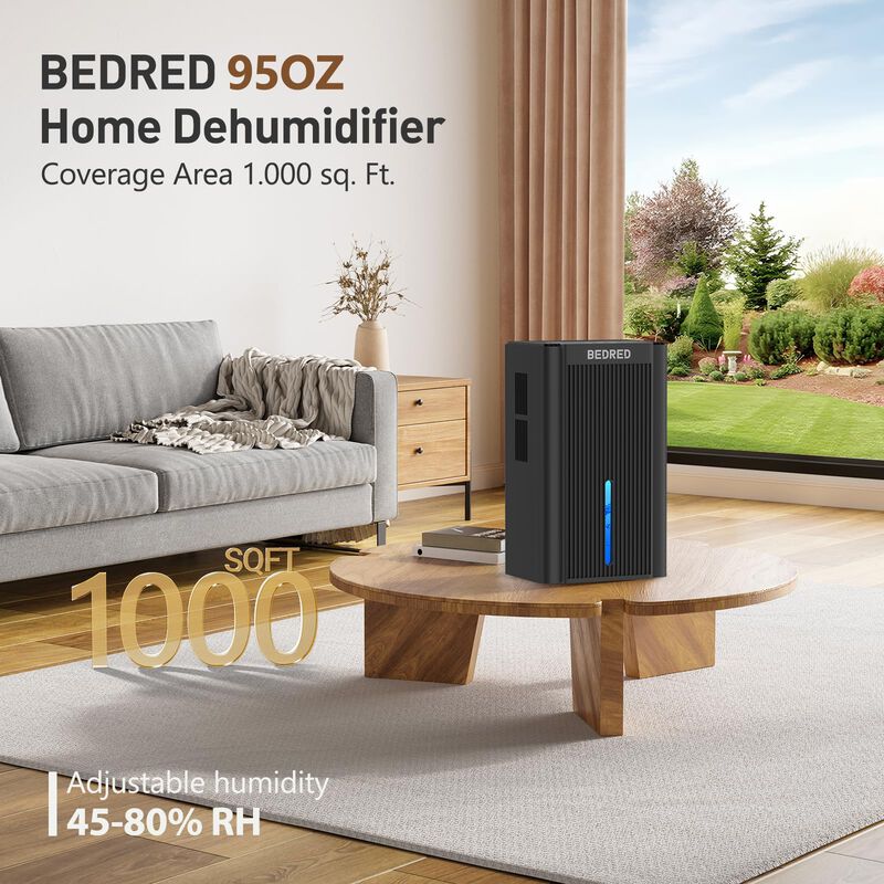 Deshumidificador Bedred De 2,8 L Para 1000 Pies... image number null