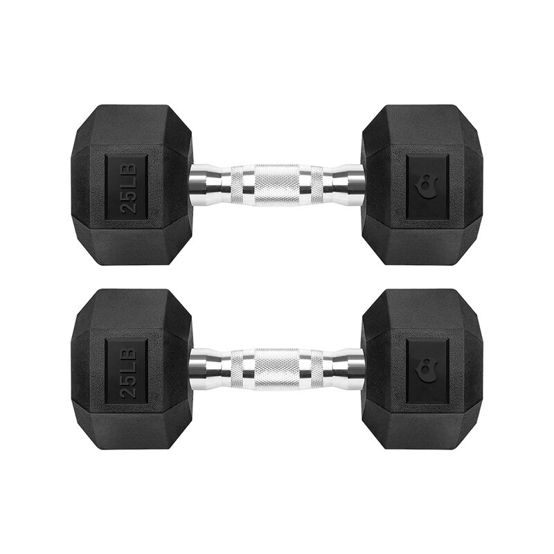 Par de Mancuernas Hexagonal de 25 Lbs Bluelande... image number null