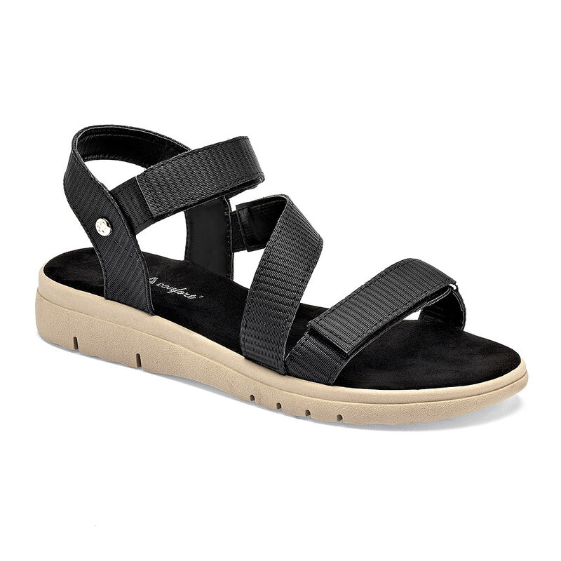Mora Confort sandalia confort  para mujer negro... image number null