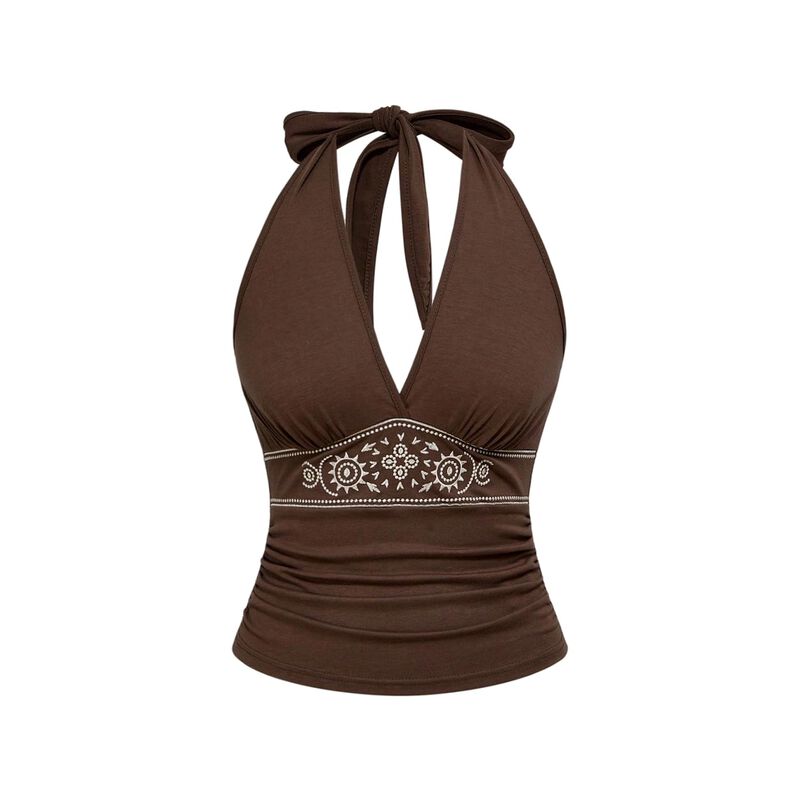 Blusa Beaudrm Mujer Estilo Vaquero Rodeo con Es... image number null