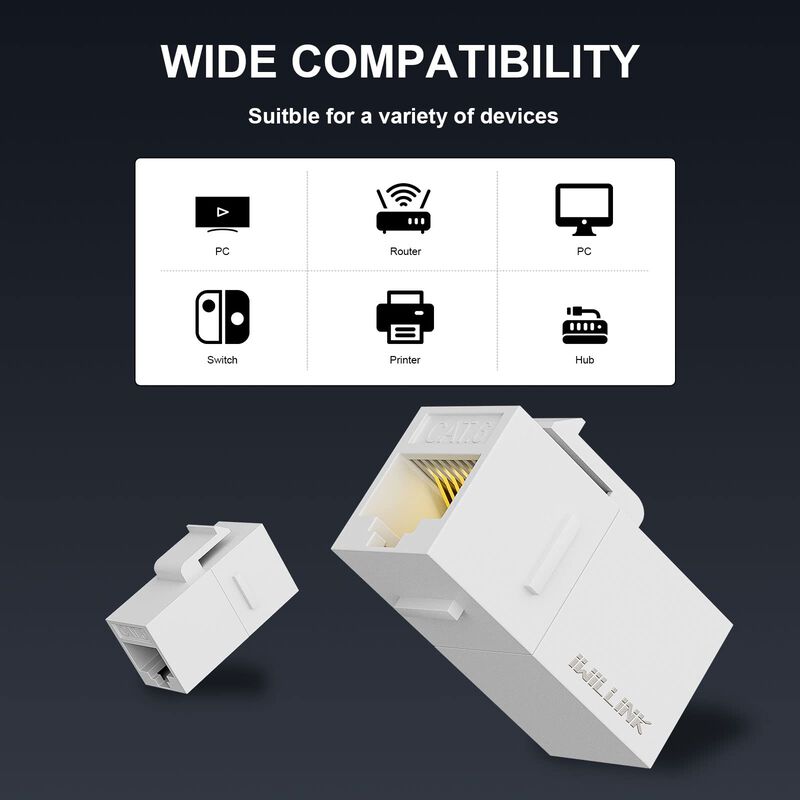 Acoplador Keystone Iwillink Rj45 Cat6 Hembra A ... image number null