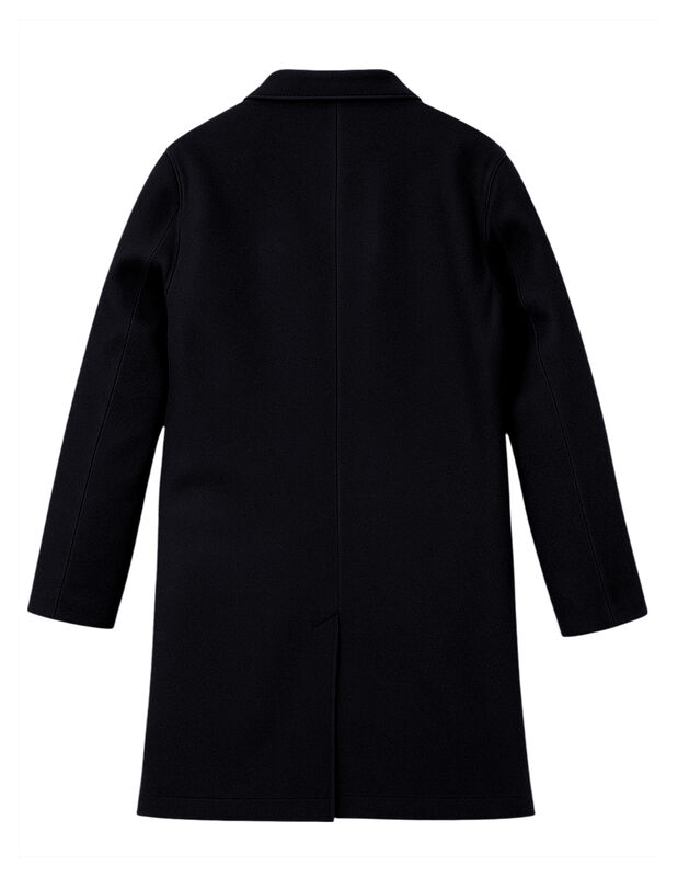 Abrigo Largo Hombre Gamuza Premium Negro Roosev... image number null