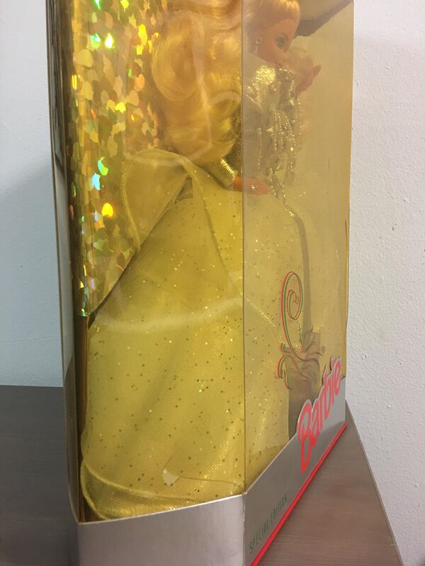 Mu&ntilde;eca Mattel Barbie 1992 Felices Fiestas Rubia image number null