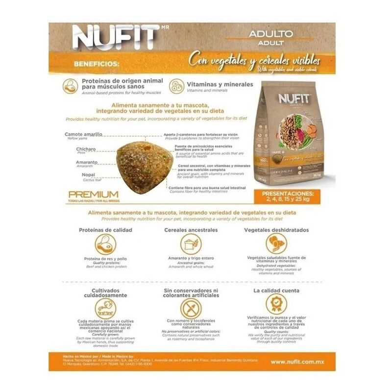 Nufit Adulto Nfv 25kg image number null